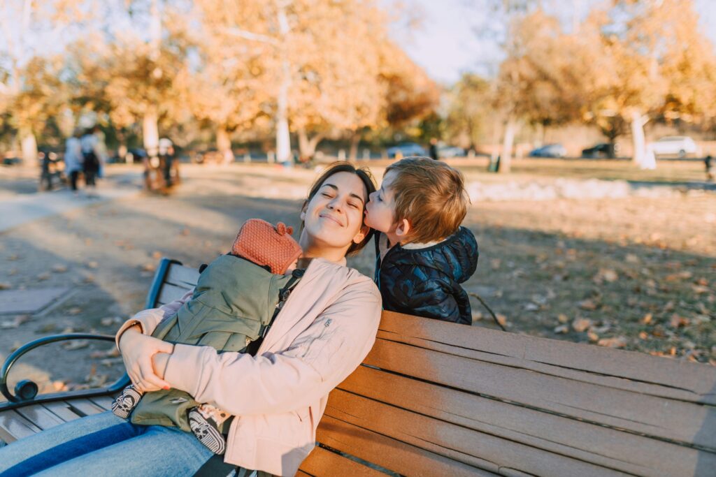 babysitting in park